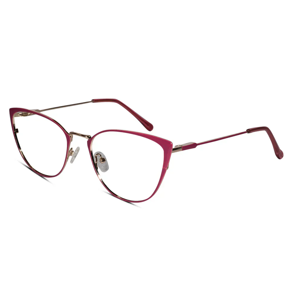 Brown Cat eye Eyeglasses For Women - Image 7