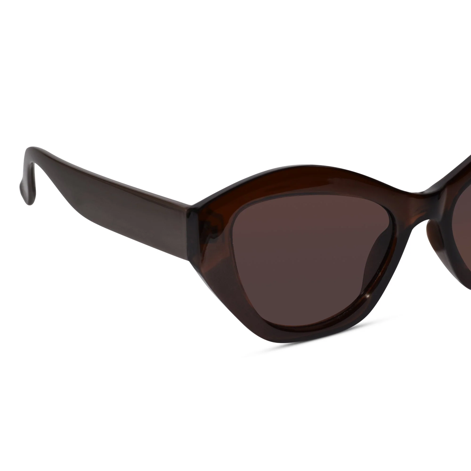 Brown Cat eye Sunglasses For Women - Image 2