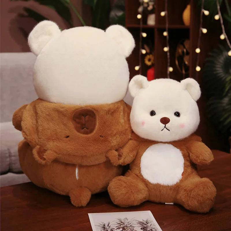 Brown Hoodie Bear Plush 45Cm - Cuddle Up In Style! - Image 4