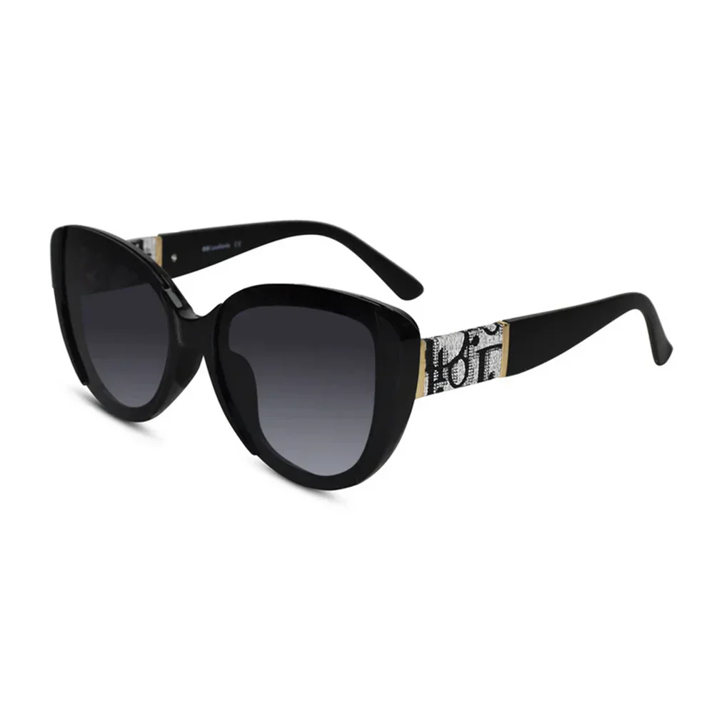 Brown Oversize Cat eye Sunglasses For Women - Image 10