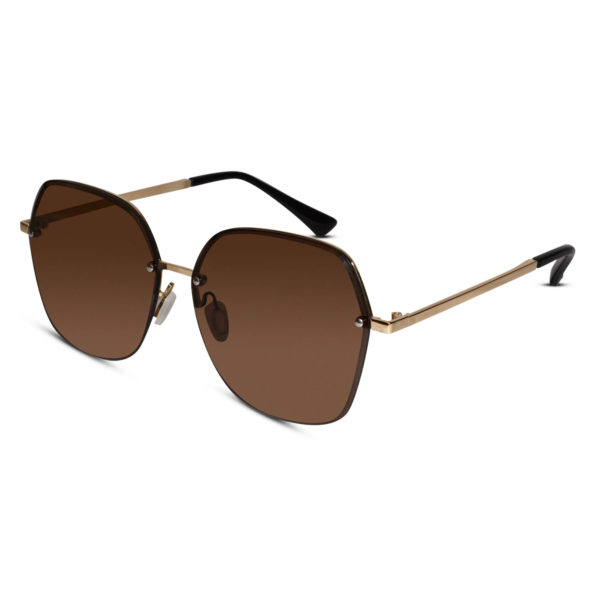 Brown Oversize Sunglasses For Women