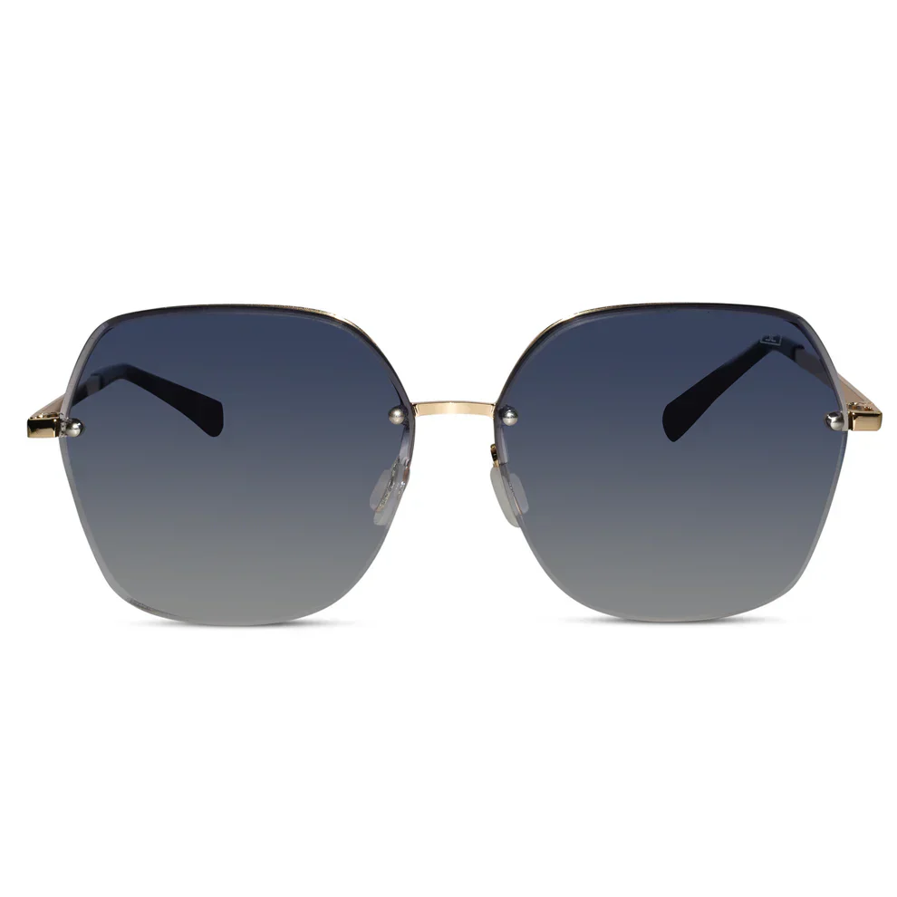 Brown Oversize Sunglasses For Women - Image 5