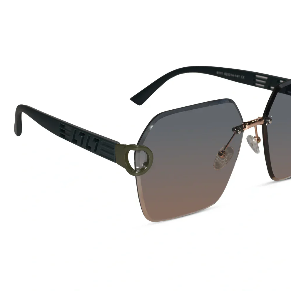 Brown Oversize Sunglasses For Women - Image 5