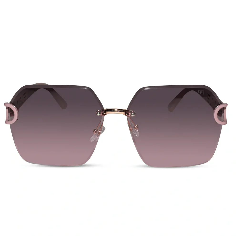 Brown Oversize Sunglasses For Women - Image 8
