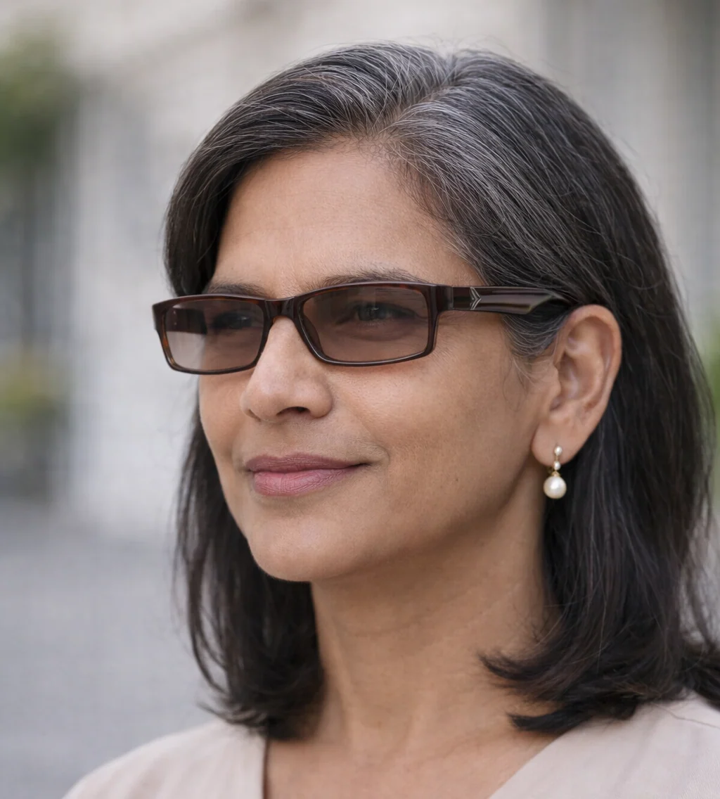 Brown Tint Bifocal Intelligent Zoom reading Glasses(FFTK01-D) - Image 3