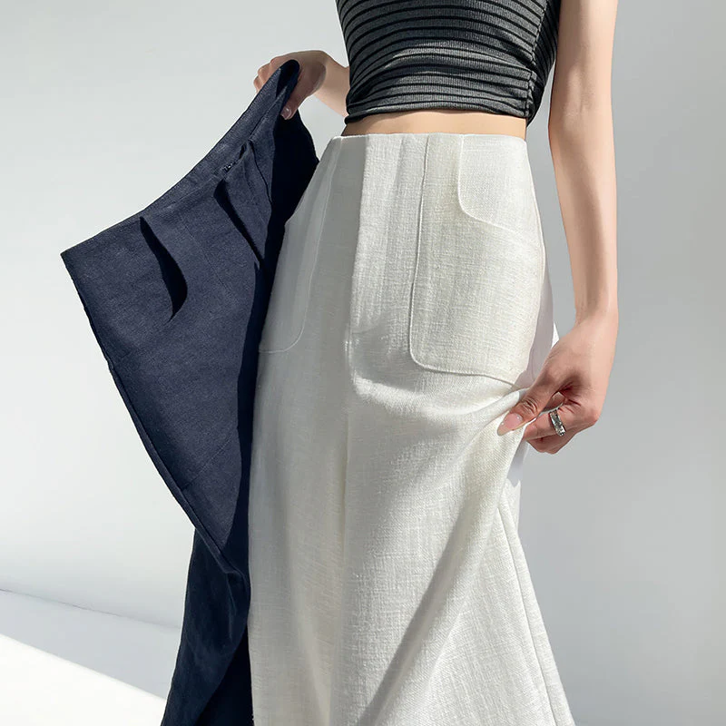 Brynn High Waist Linen Pants - Image 3