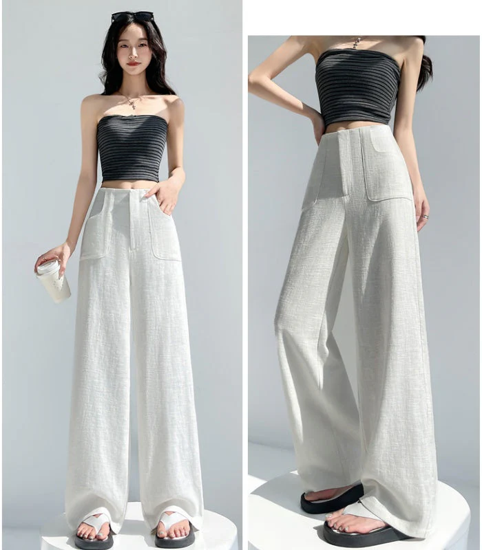 Brynn High Waist Linen Pants - Image 4