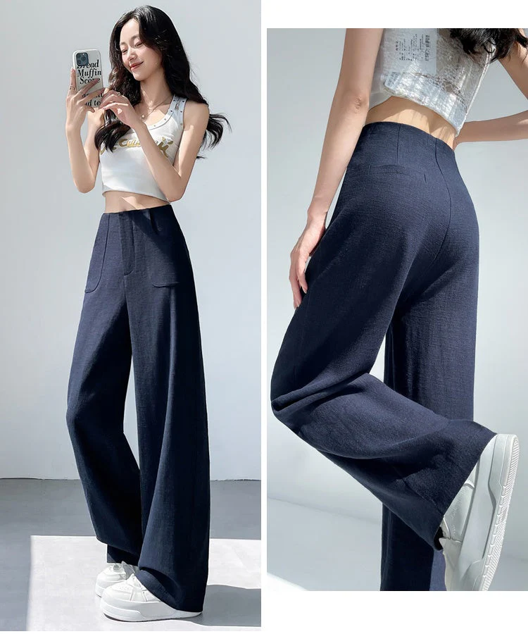 Brynn High Waist Linen Pants - Image 6