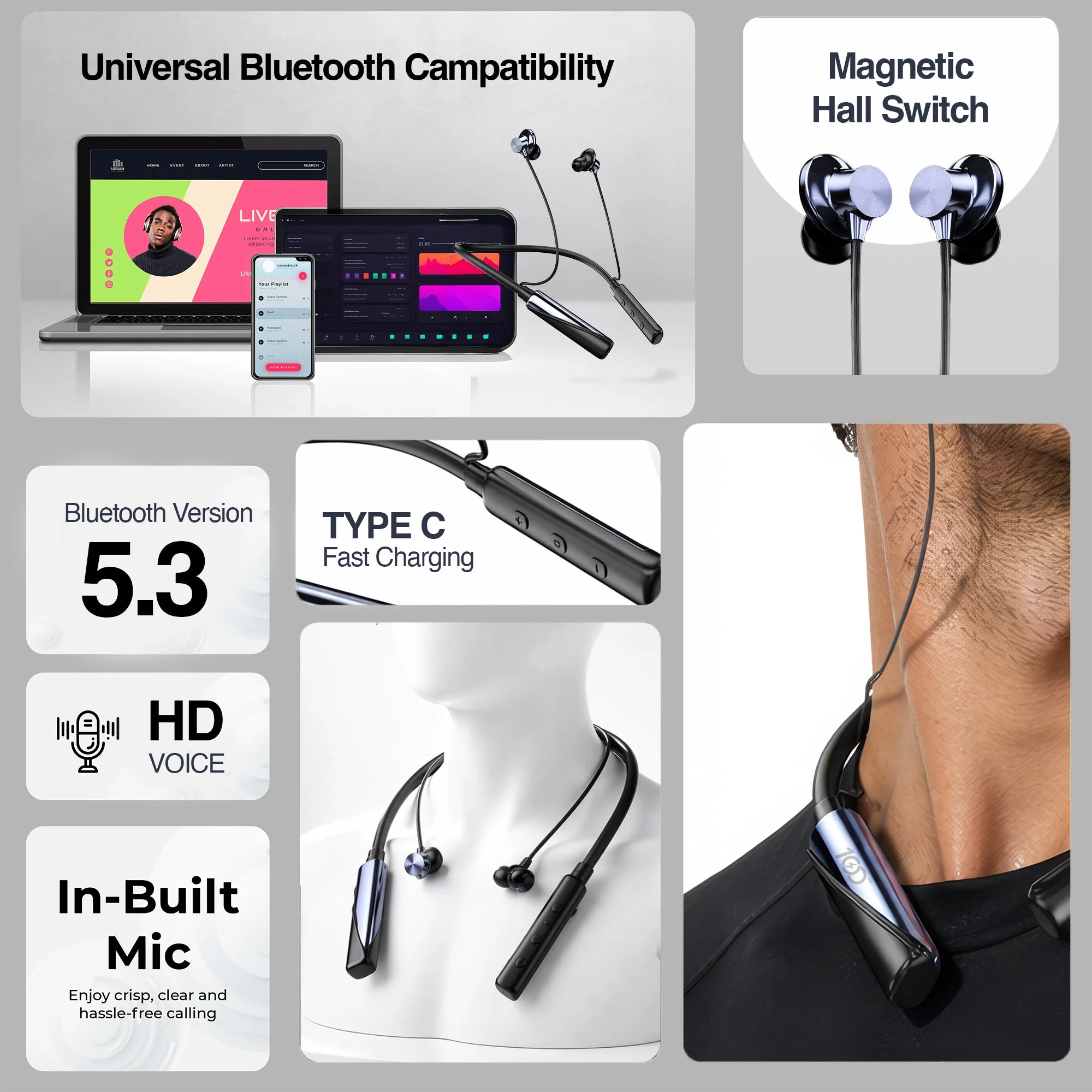BT Elegant Wireless Neckband - Image 7