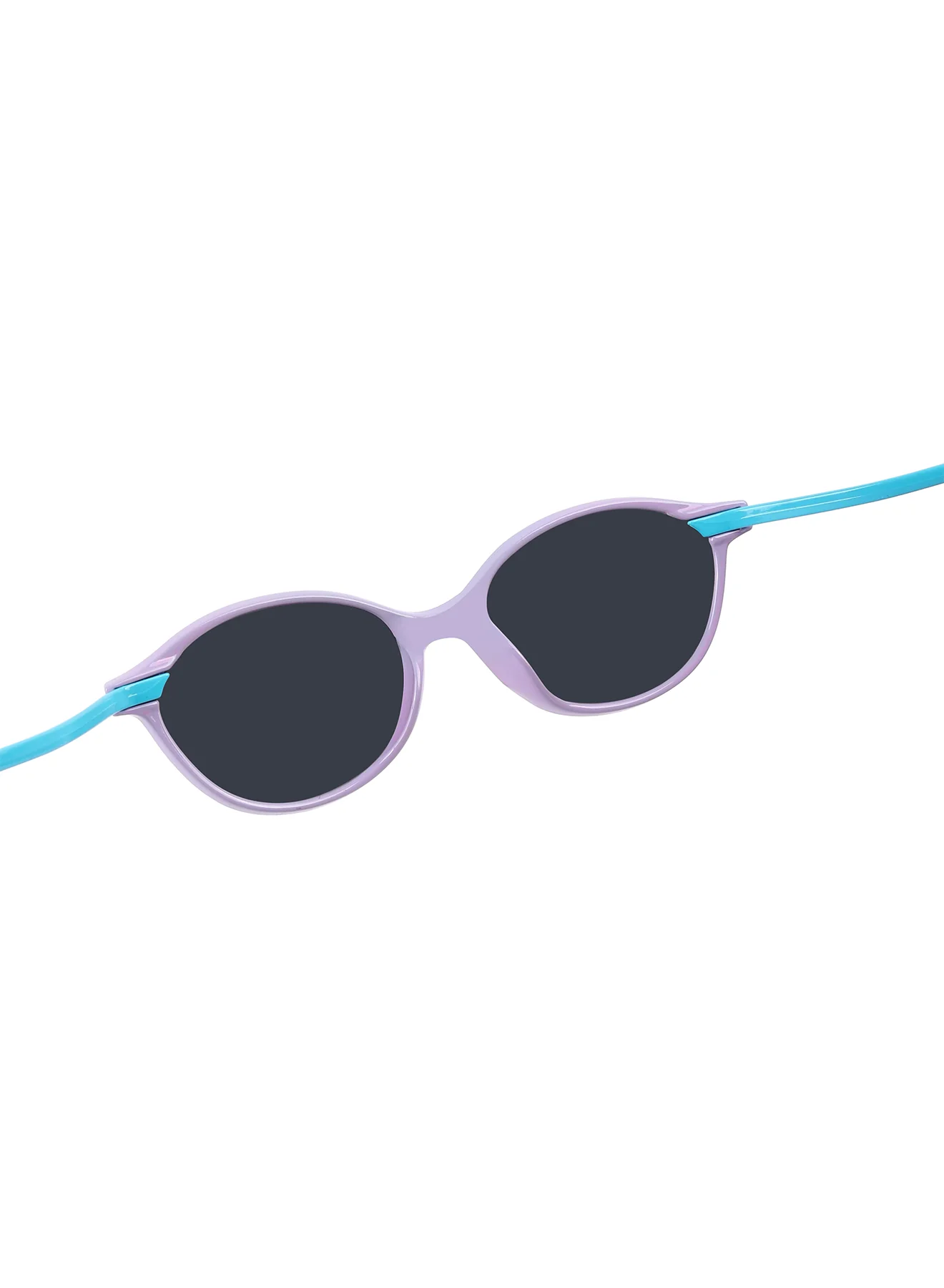 Bubblebeam Blue & Purple Kids Oval Sunglasses - Image 3