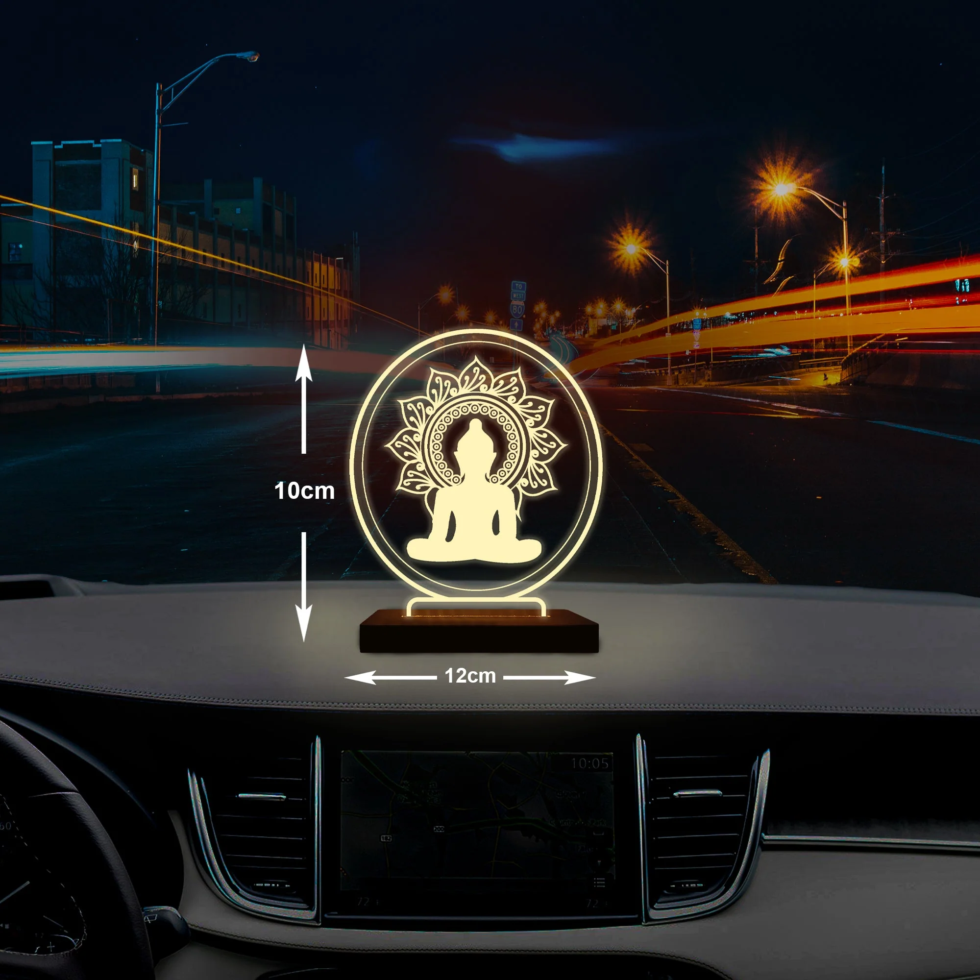 Buddha ji Car LED Light - Image 3