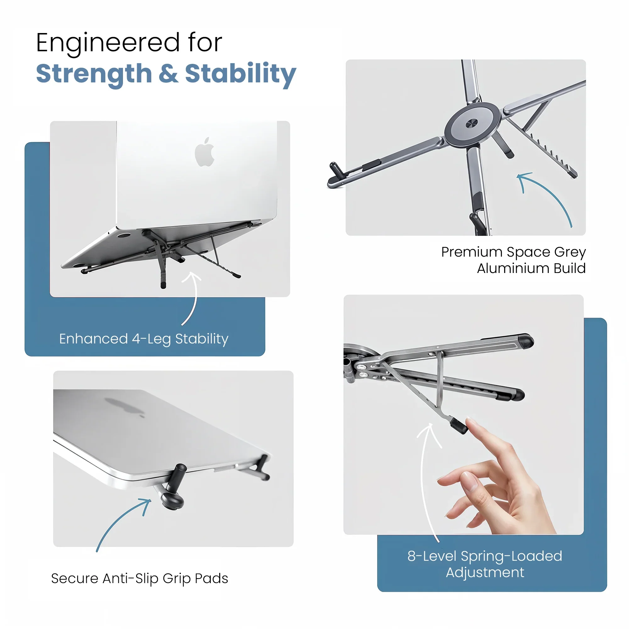 BUDDI 05 Multipurpose laptop / Mobile / Tablet stand (LOX-023) - Image 7