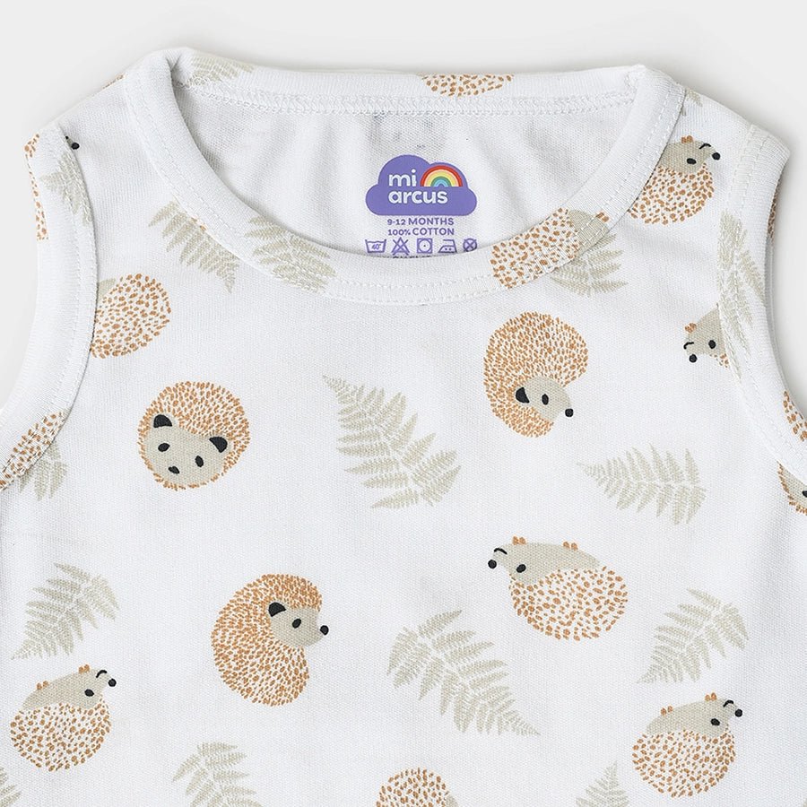 Buddy Girls Printed Vest- Pack Of 3 - Image 10