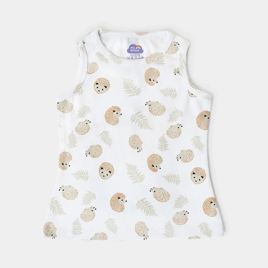 Buddy Girls Printed Vest- Pack Of 3 - Image 8