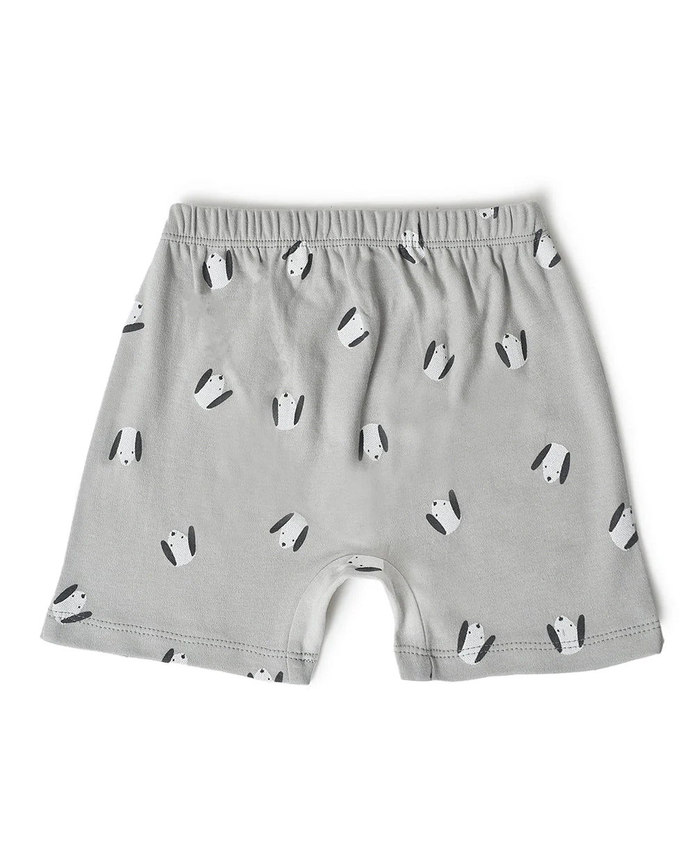 Buddy Printed Sky Shorts For Baby Boy - Pack Of 3 - Image 3