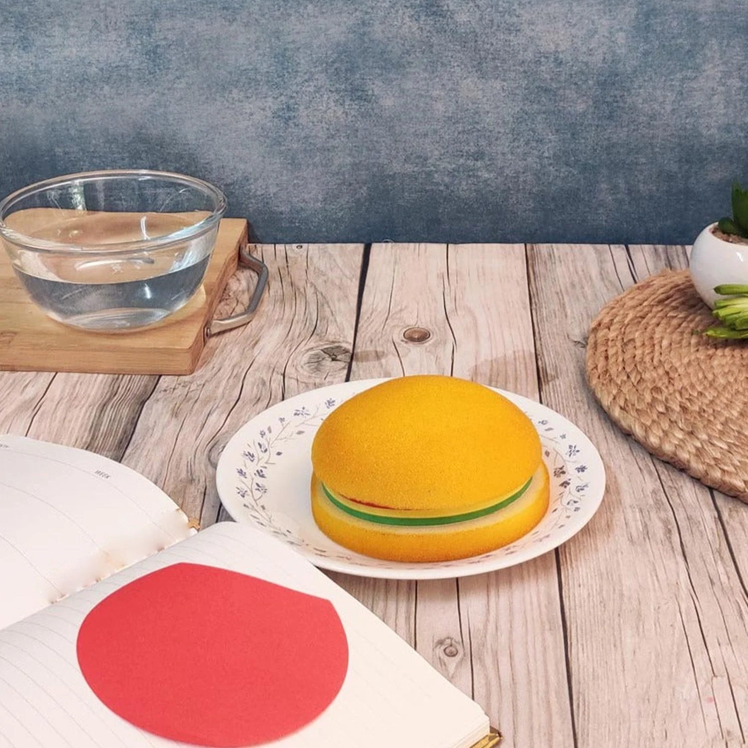 BurgerPad: Fun & Quirky Burger-Shaped Memo Pad with 100 Unruled Pages, Pocket-Size Notepad for Notes & Journaling - Image 8