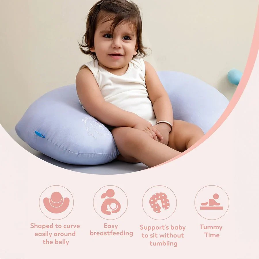 Burpy Woven Maternity Breast Feeding Pillow Baby - Image 7