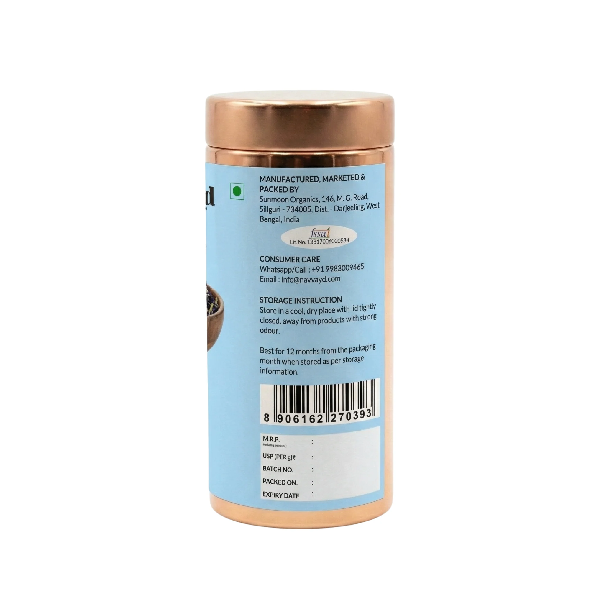 Butterfly Blue Pea In Tin - Image 6