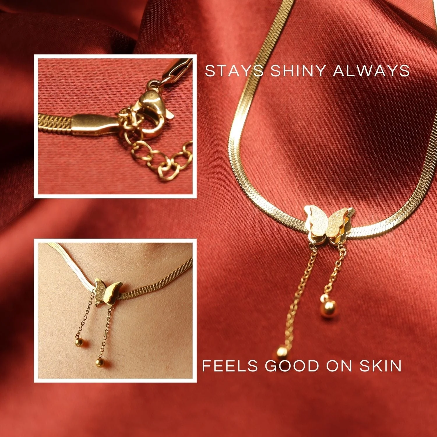 Butterfly Glide Snake Chain - Image 3