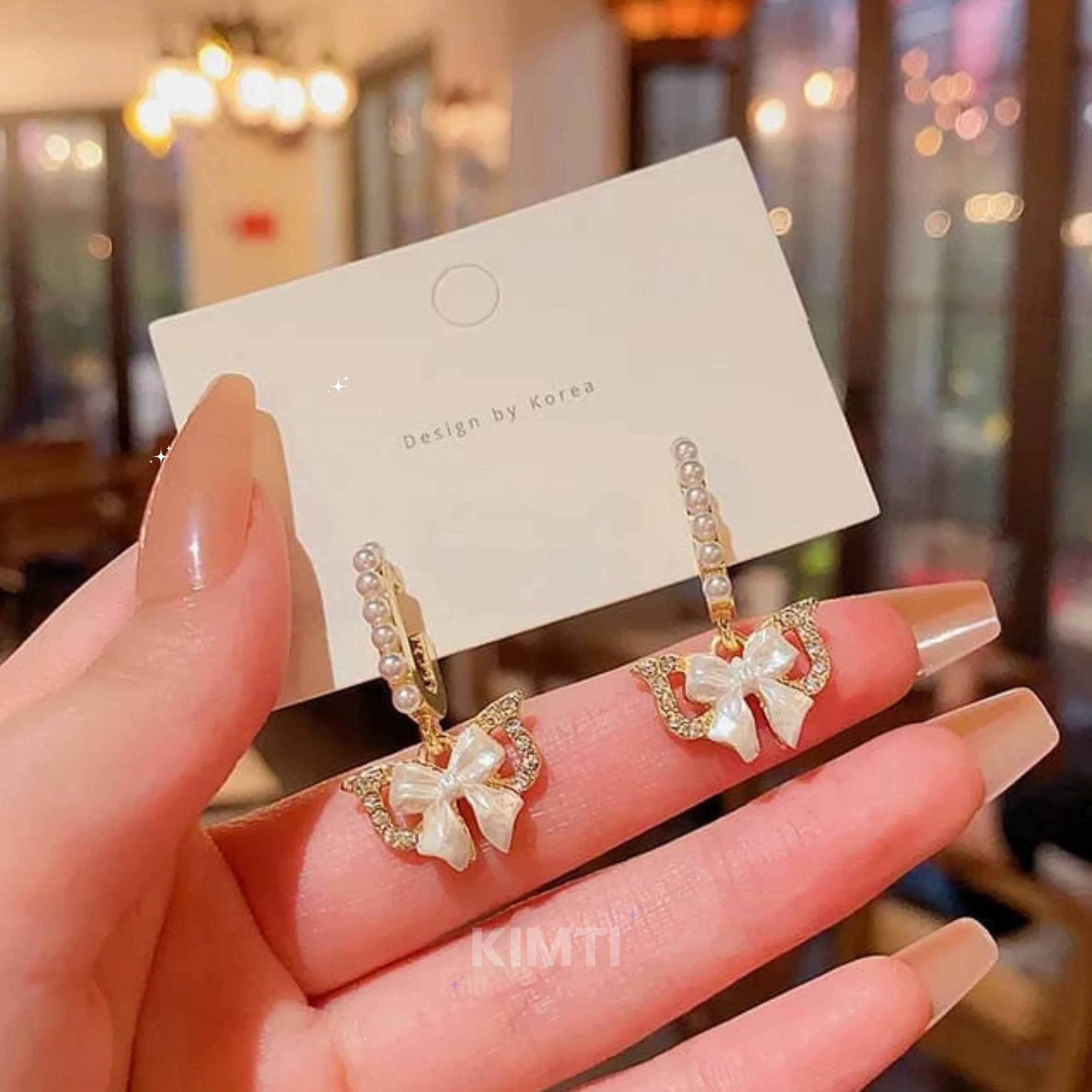 Butterfly Hoop Earring