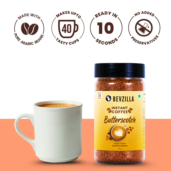 Butterscotch Coffee Jar (75 Grams) - Image 2