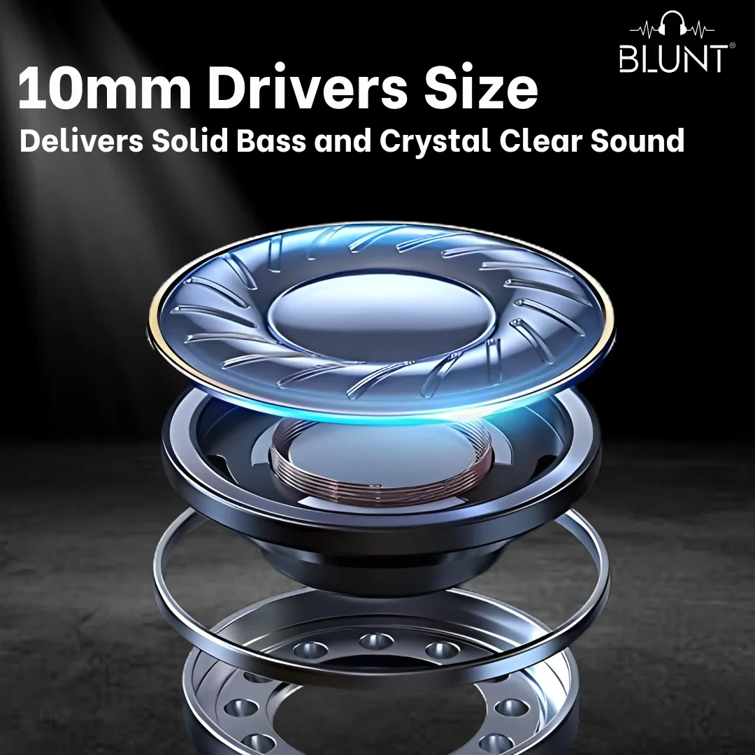 Buy Blunt Alpha 311 | Balanced Sound with 50 Hr Playtime - Image 10