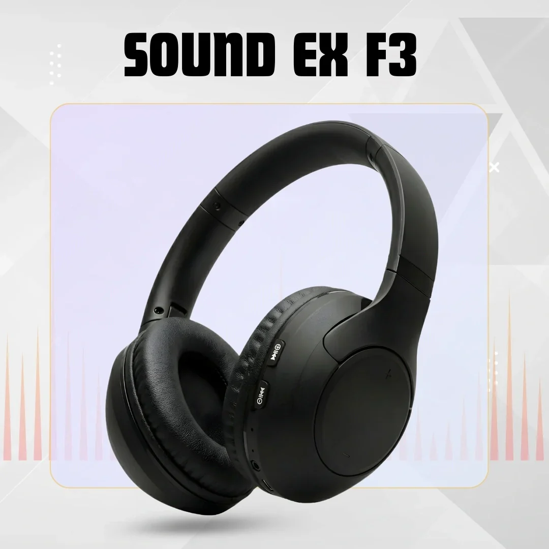 Buy Sound Ex F3 Bluetooth Headphones | Powerful Audio + High Bass - Image 4