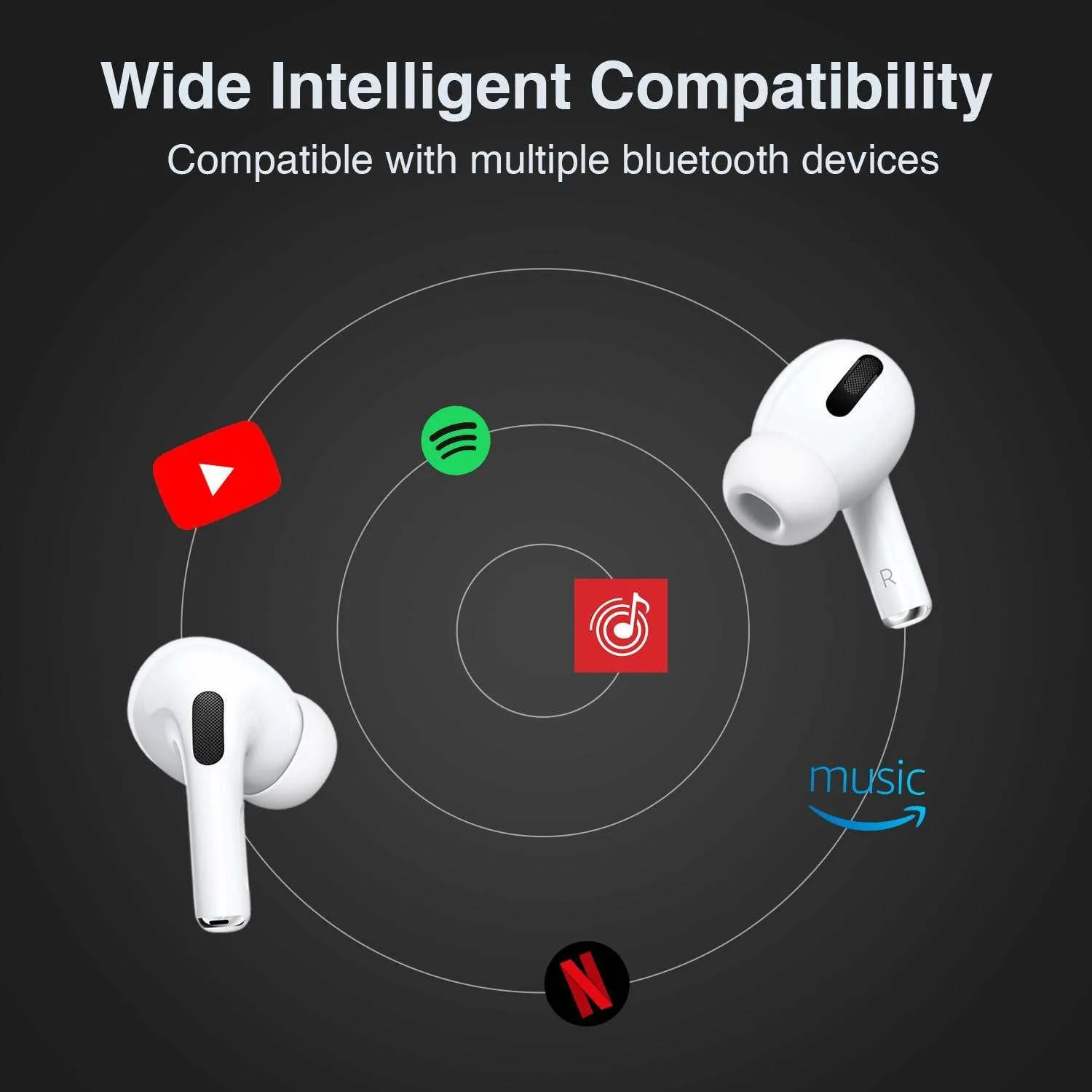 Buy TecPod Pro Bluetooth Earbuds | Deep Bass | Water Resistant - Image 7