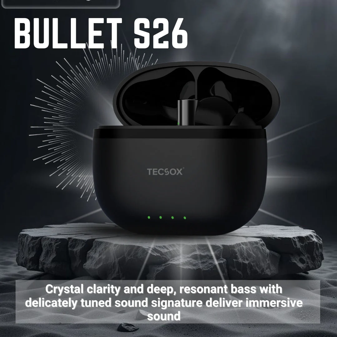 Buy TecSox Bullet S26 Wireless Earbud With Comfortable Fit - Image 6