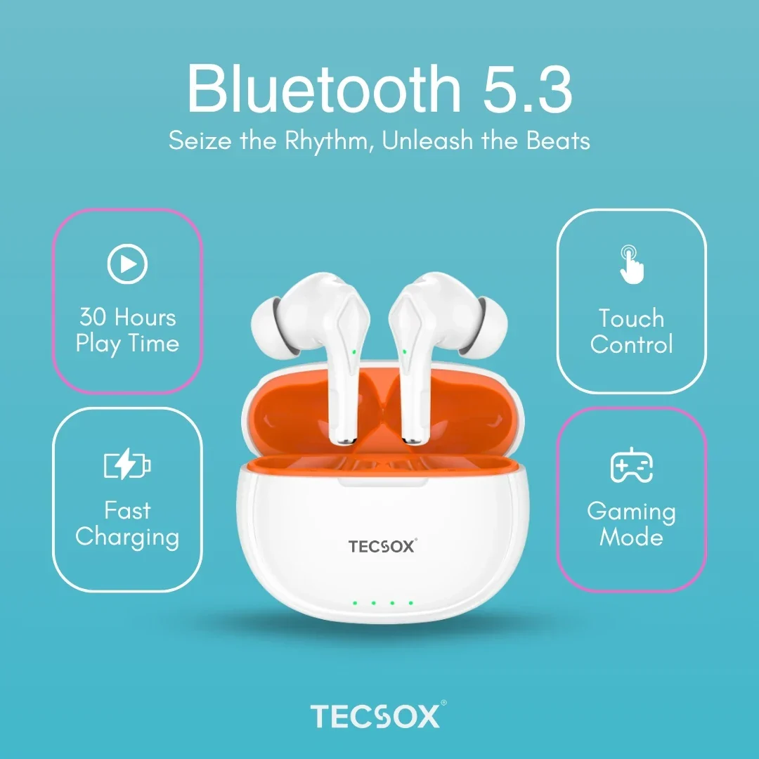 Buy TecSox Neo231 Wireless Earbud With Comfortable Fit - Image 15