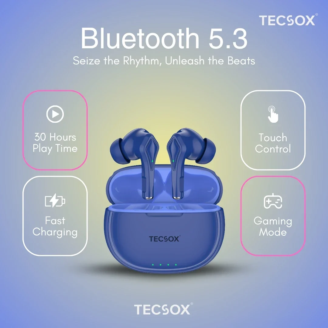 Buy TecSox Neo231 Wireless Earbud With Comfortable Fit - Image 24