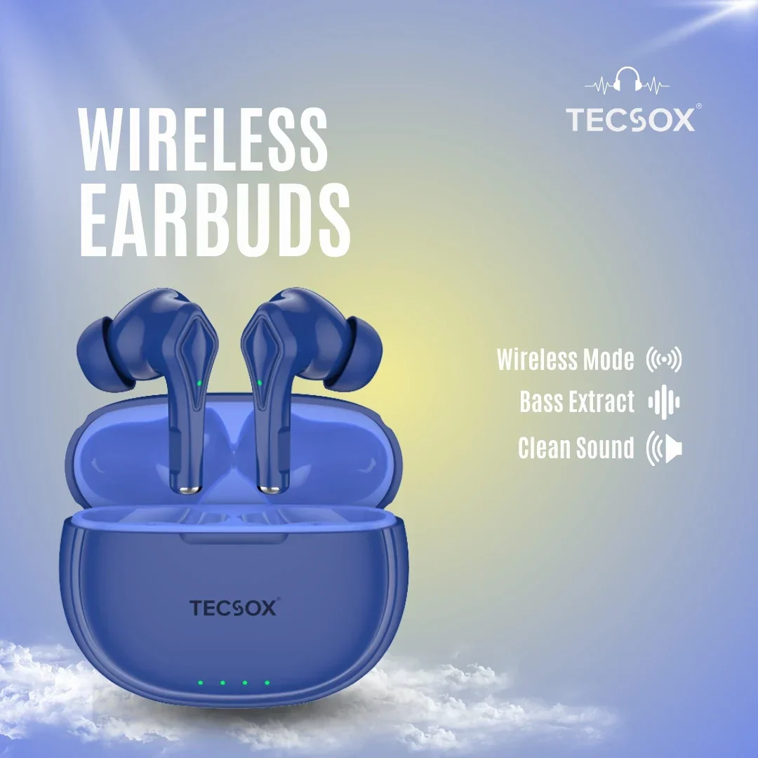 Buy TecSox Neo231 Wireless Earbud With Comfortable Fit - Image 25