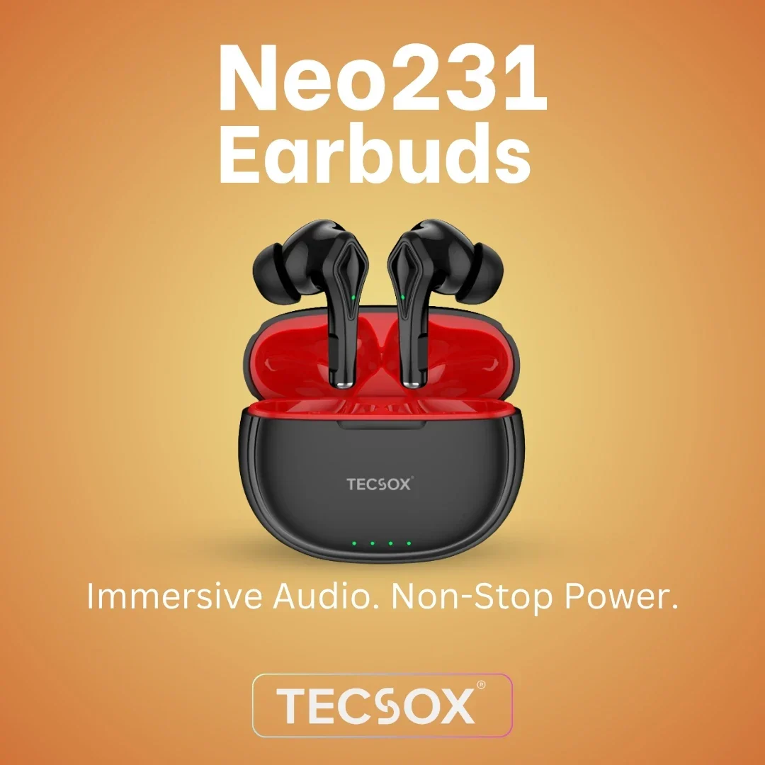 Buy TecSox Neo231 Wireless Earbud With Comfortable Fit - Image 4