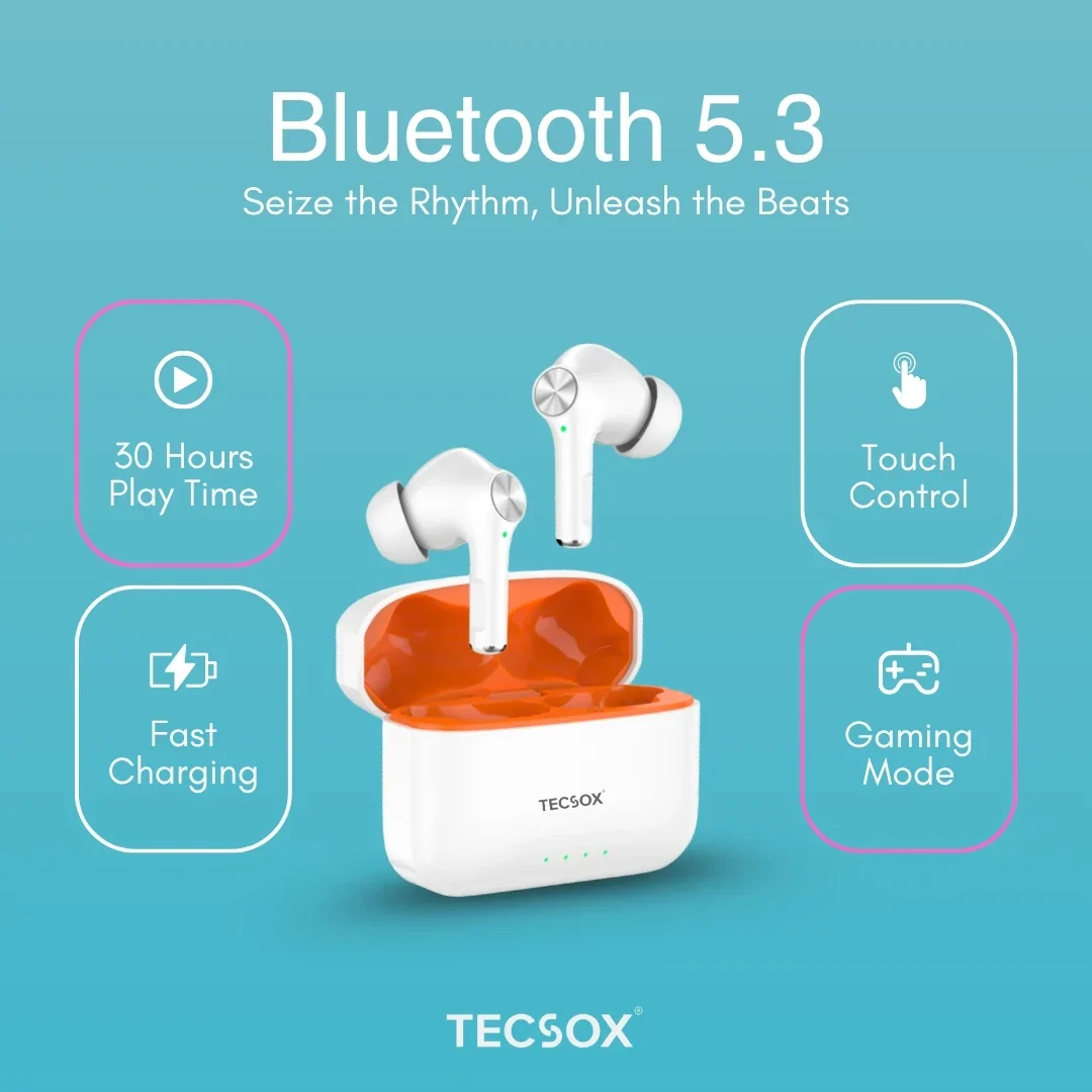 Buy TecSox Neo411 Wireless Earbud With Comfortable Fit - Image 16