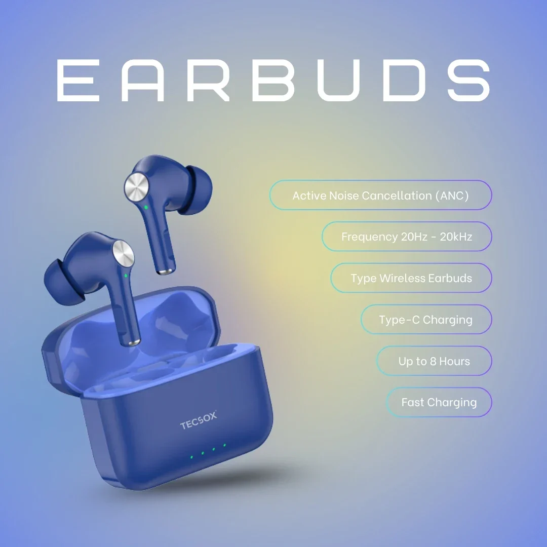 Buy TecSox Neo411 Wireless Earbud With Comfortable Fit - Image 23