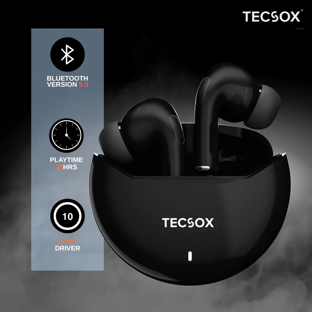 Buy TecSox Omega Wireless Earbud With Comfortable Fit - Image 11