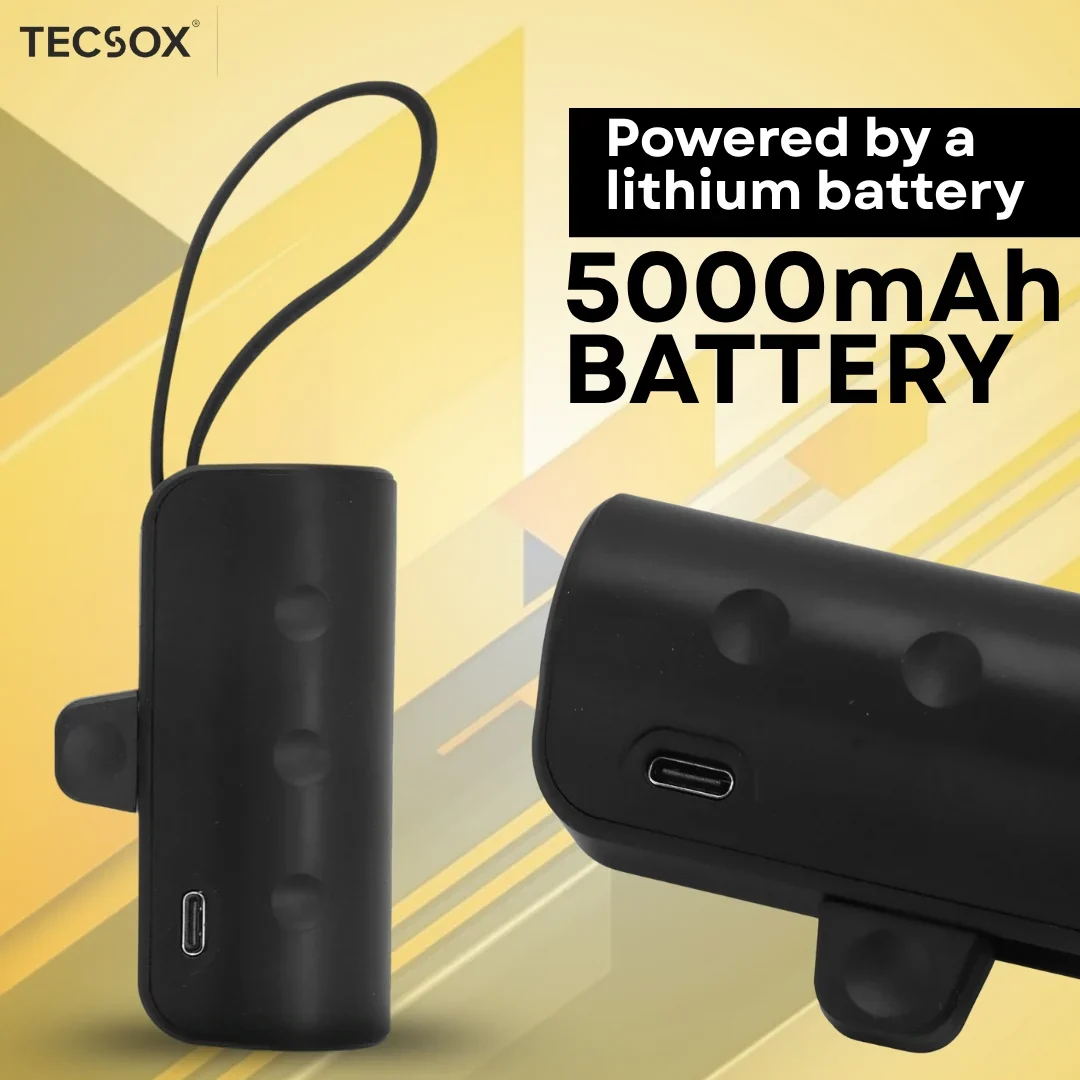 Buy TecSox POP Charge | 5000mAh Power Bank | 25W Output - Image 2