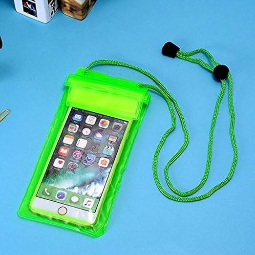 Buy TecSox Waterproof Sealed  PVC Transparent Rain Protection Mobile Cover Pouch - Image 4