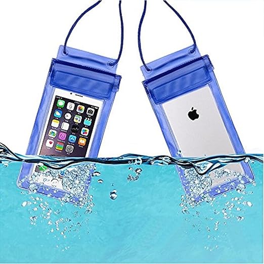 Buy TecSox Waterproof Sealed  PVC Transparent Rain Protection Mobile Cover Pouch - Image 6