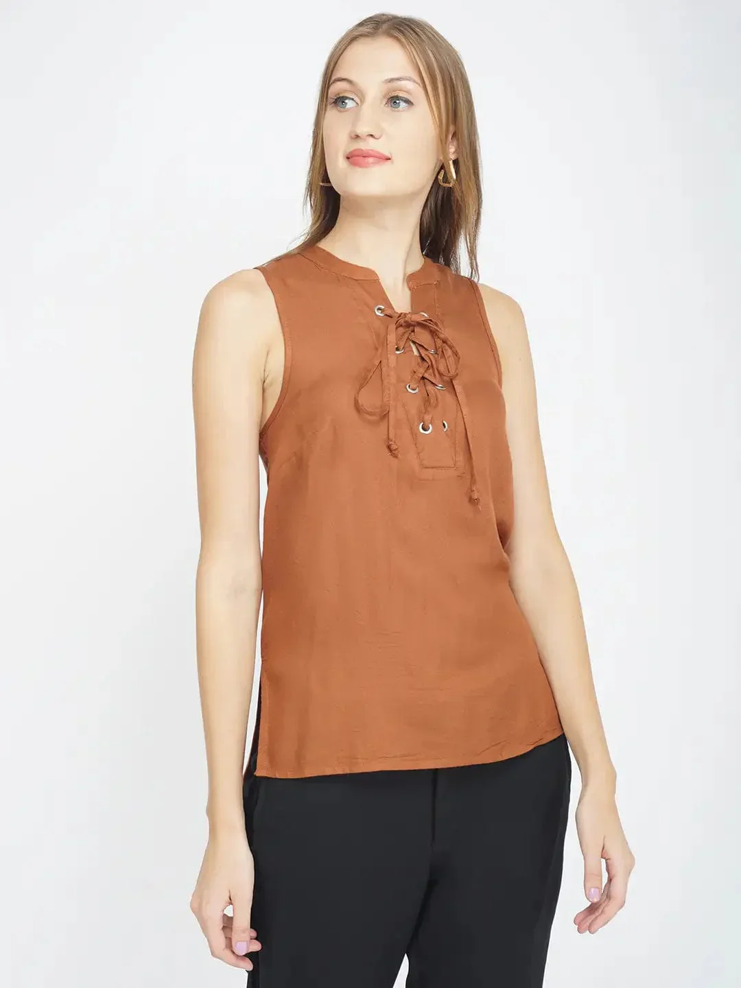 Caffeniated Today Women'S Sleeveless Top - Image 4