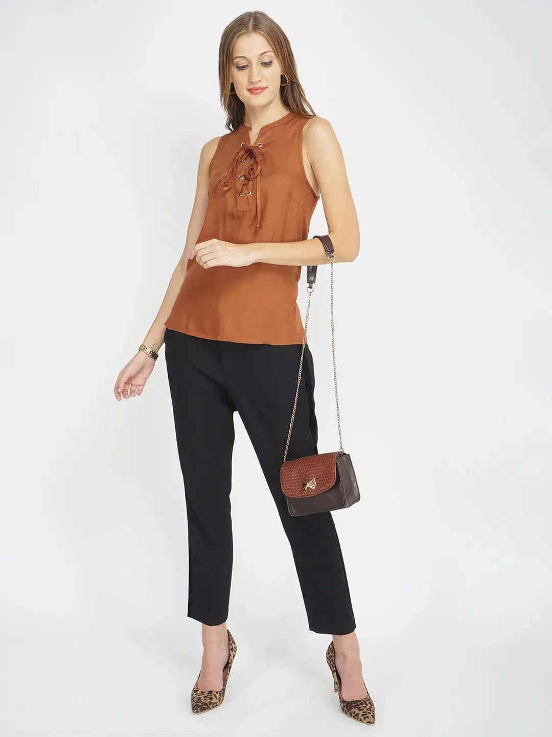 Caffeniated Today Women'S Sleeveless Top - Image 7