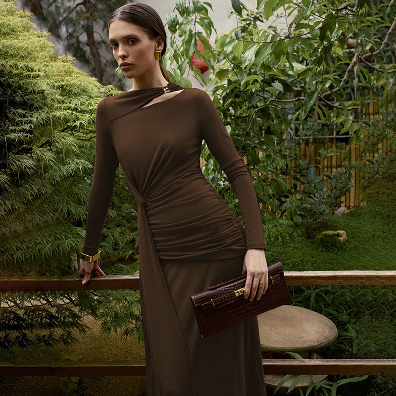 Callie Luxe Fold Dress - Image 8