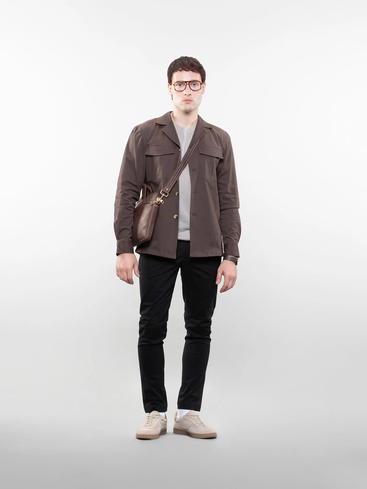 Camp collar overshirt - Image 10