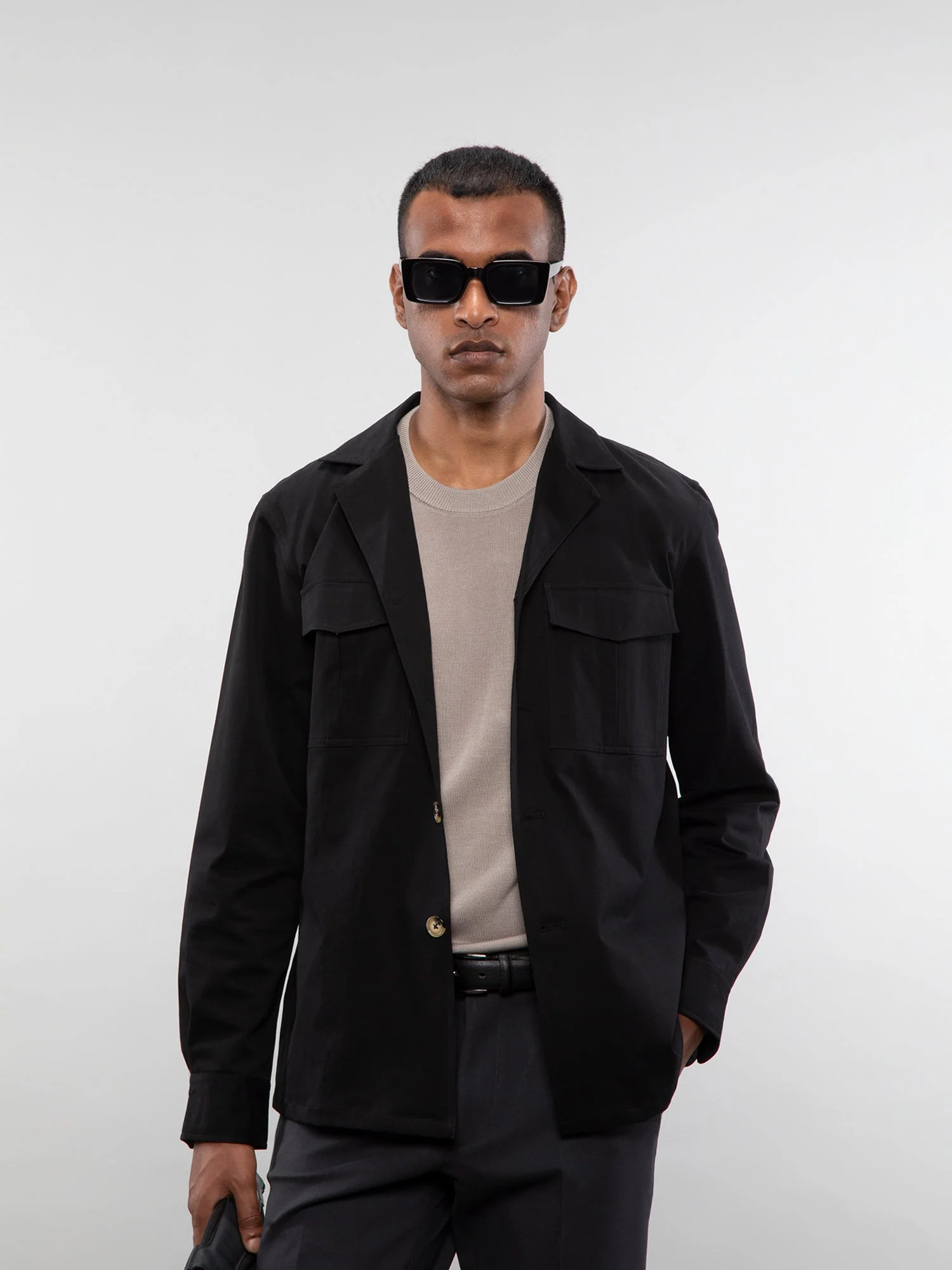 Camp collar overshirt - Image 17