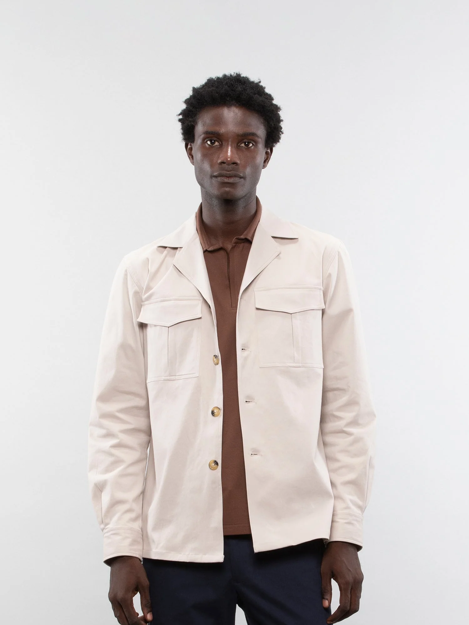 Camp collar overshirt - Image 20
