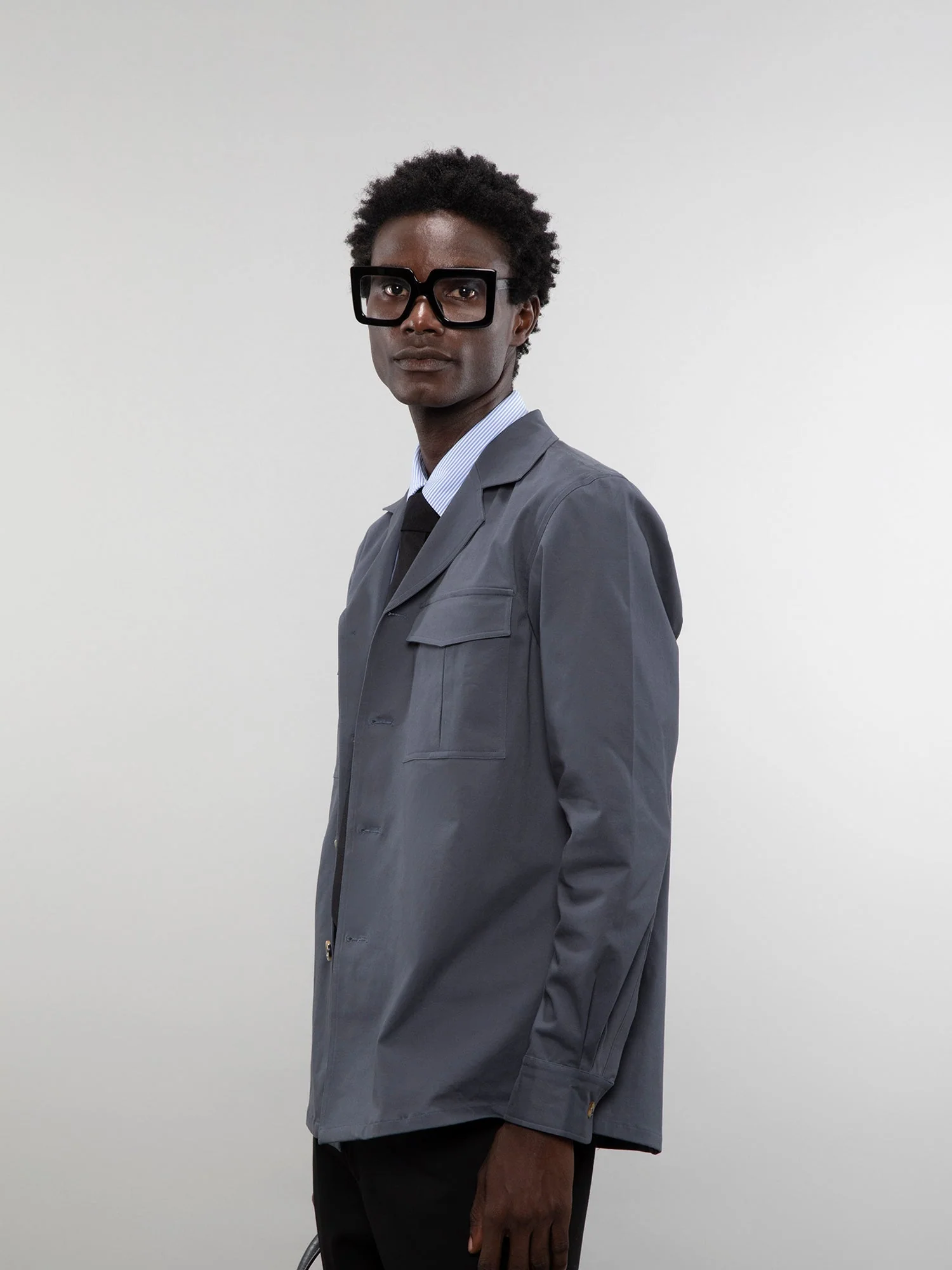 Camp collar overshirt - Image 9