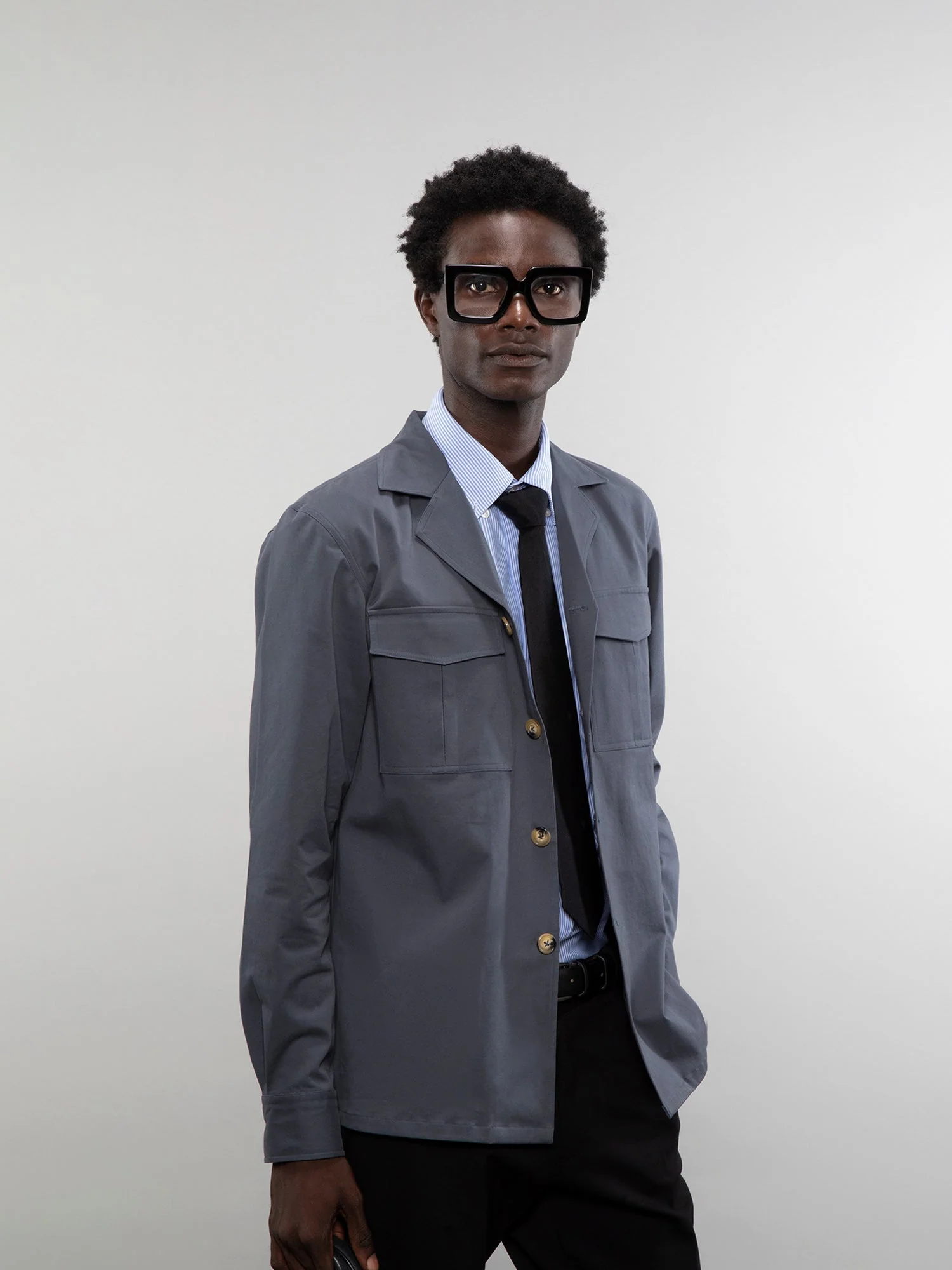Camp collar overshirt - Image 13