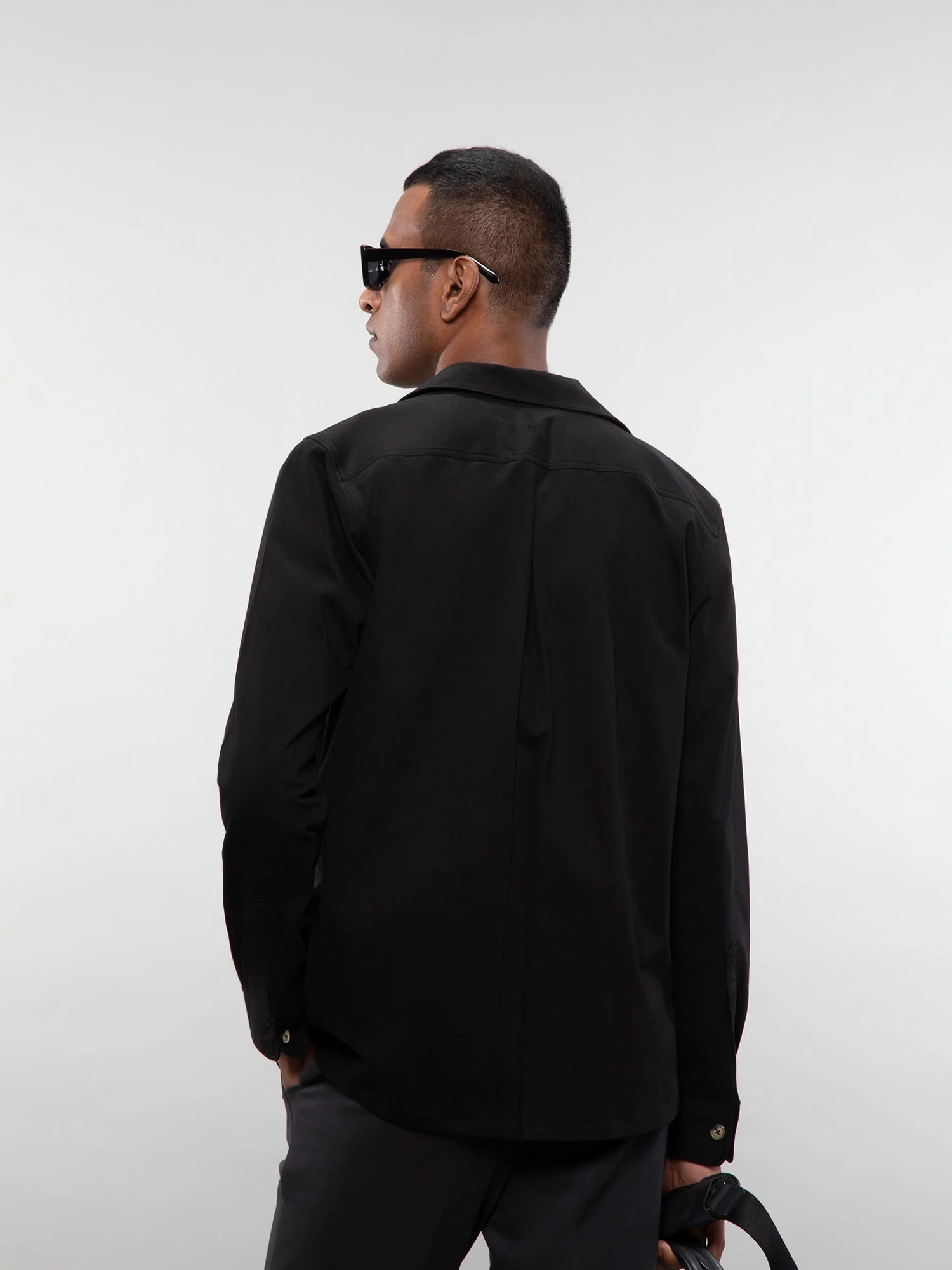 Camp collar overshirt - Image 8