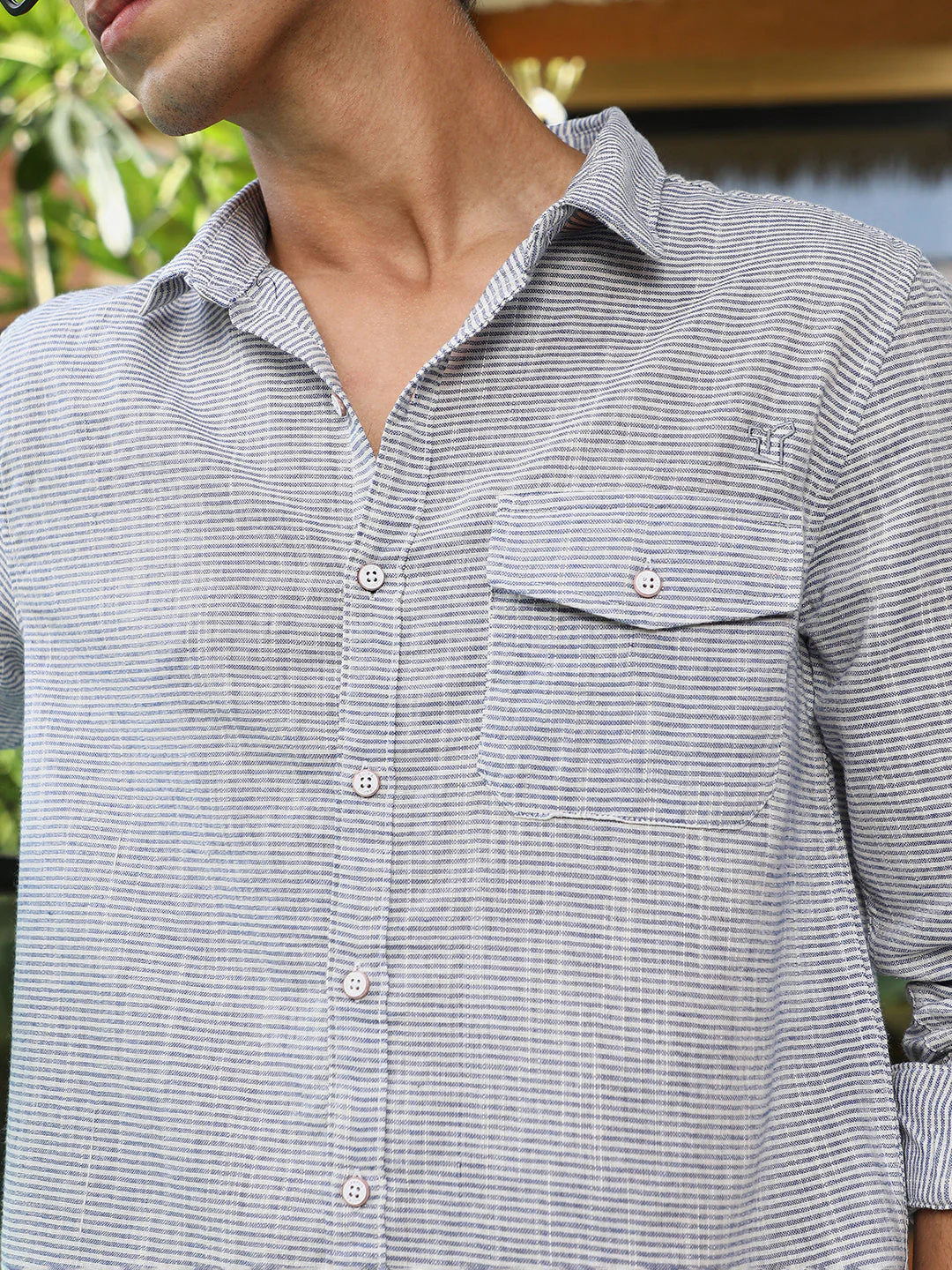 Candy-Stripe Jacquard Shirt - Image 7