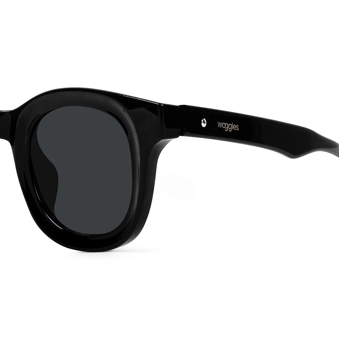 Cannas Black Wayfarer Sunglasses - Image 2